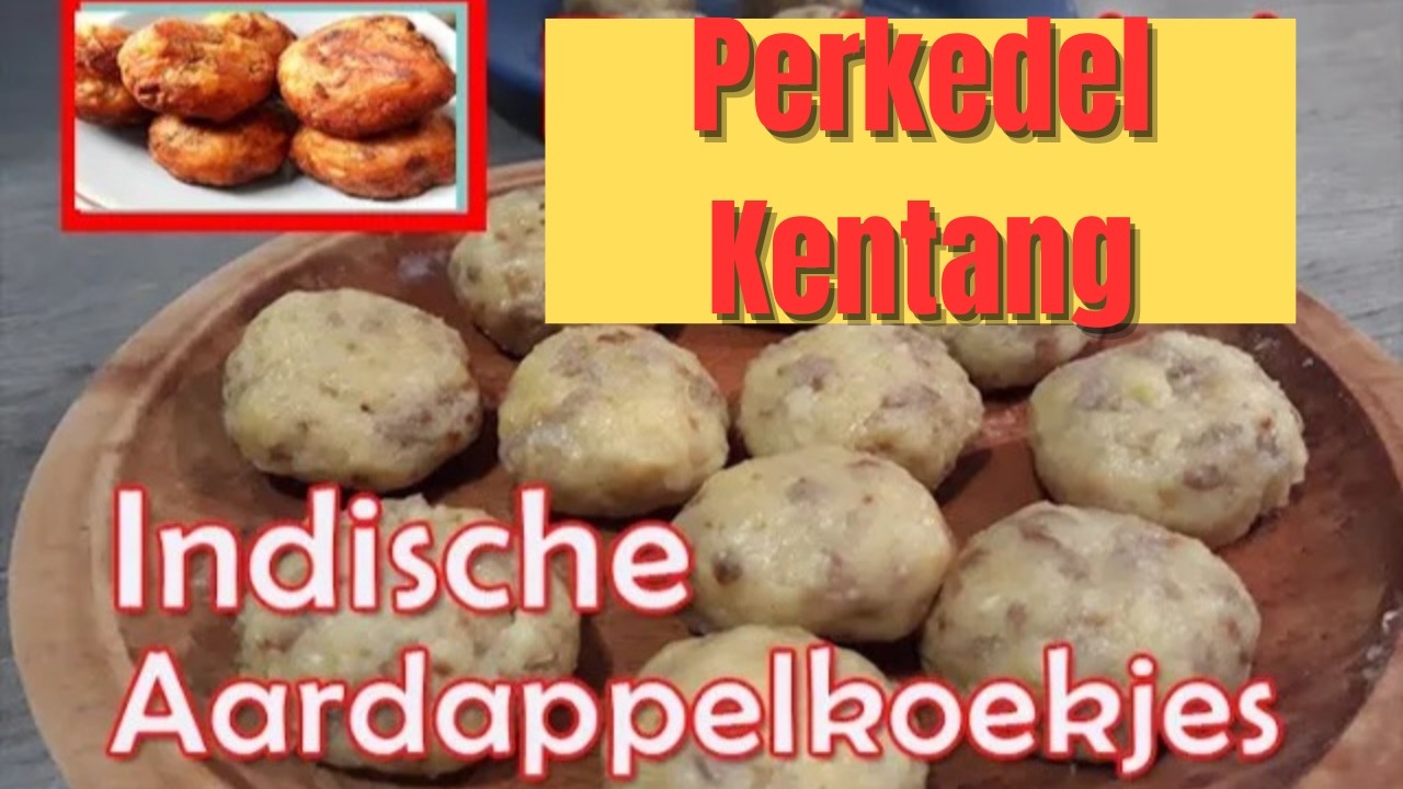Indische aardappelkoekjes recept of/atau Resep Perkedel Kentang | Indonesisch eten