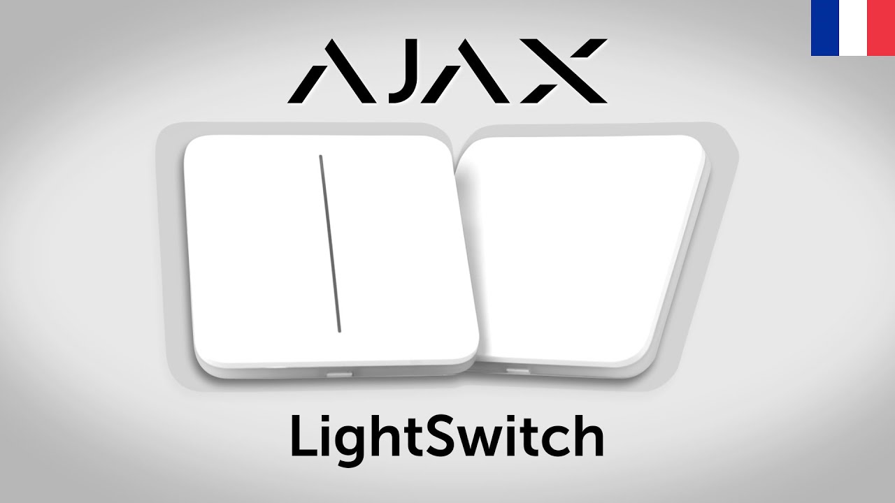 LightSwitch Ajax | Interrupteur d'éclairage intelligent avec technologie sans fil Jeweller