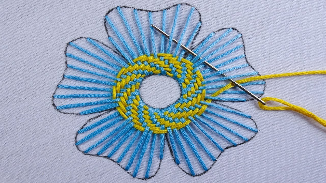 Super gorgeous flower hand embroidery design | Latest floral design