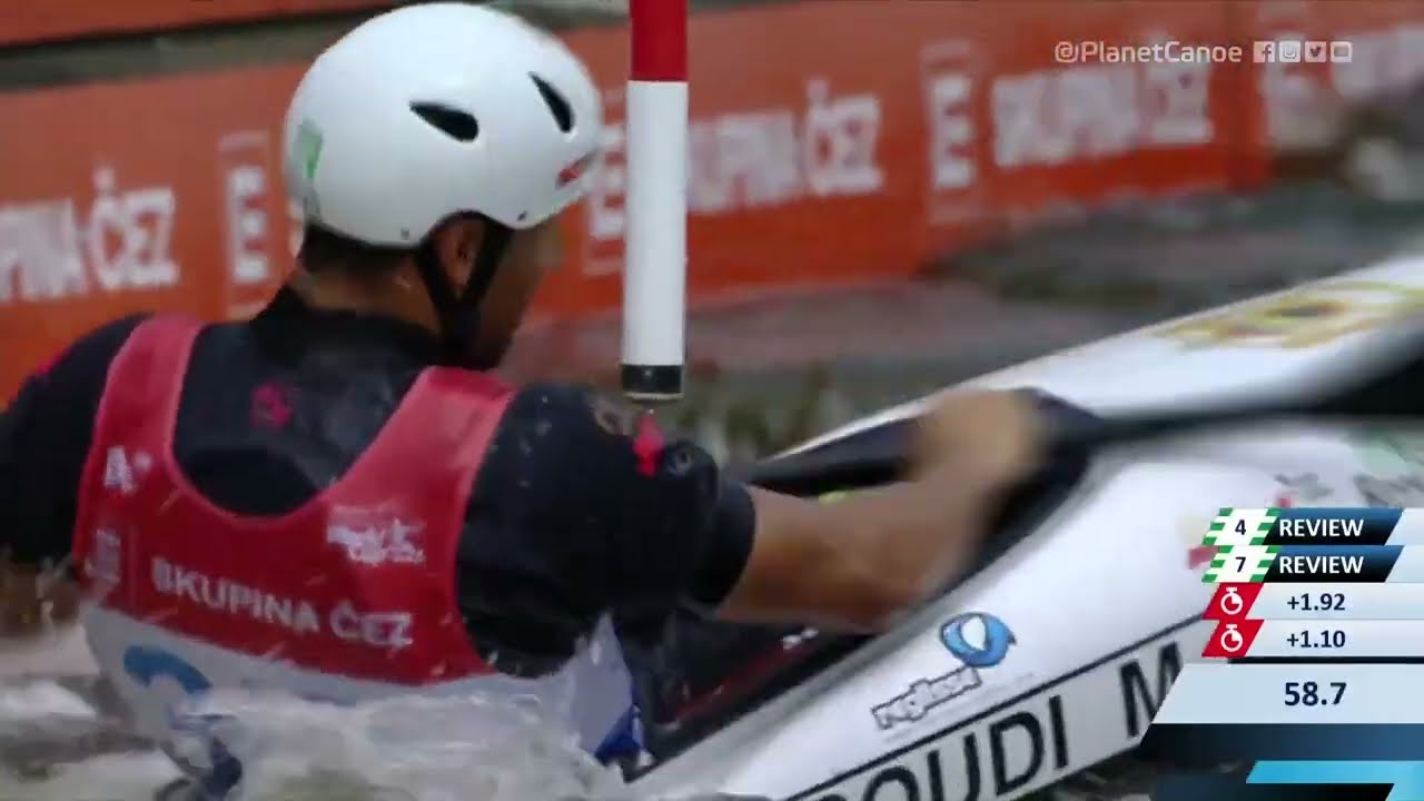 Mathis Soudi Morocco Semi-final / 2023 ICF Canoe-Kayak Slalom World Cup Prague Czech Republic