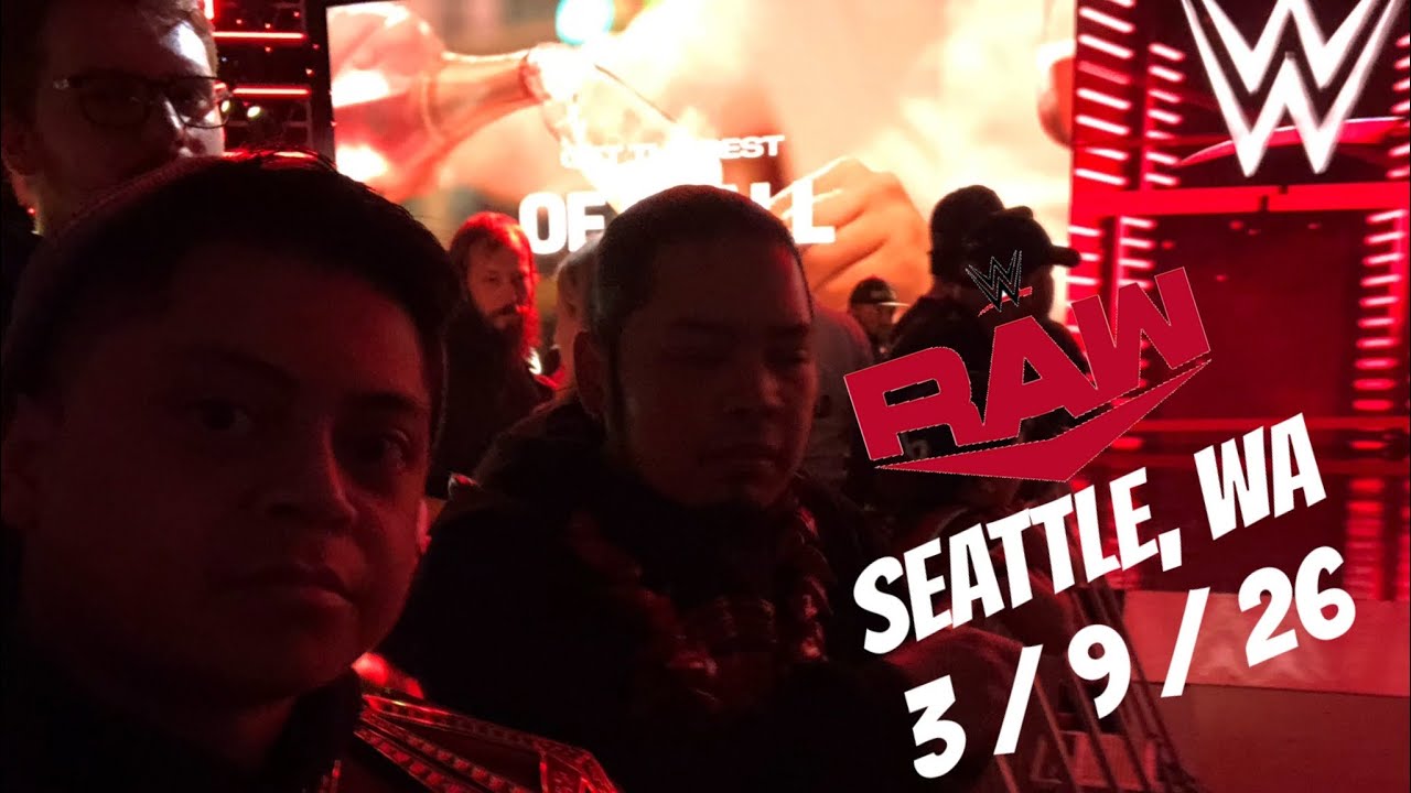 WWE RAW! SEATTLE, WA 3/9/26 #wwe #wweraw #seattle #climatepledge #climatepledgearena #netflix 
