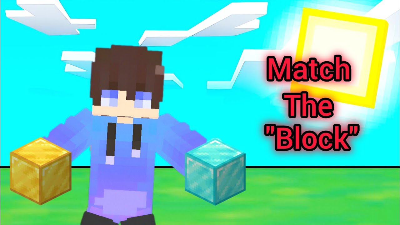 I Tried the MATCH THE BLOCK Challenge in Minecraft 😱 (Impossible!)
