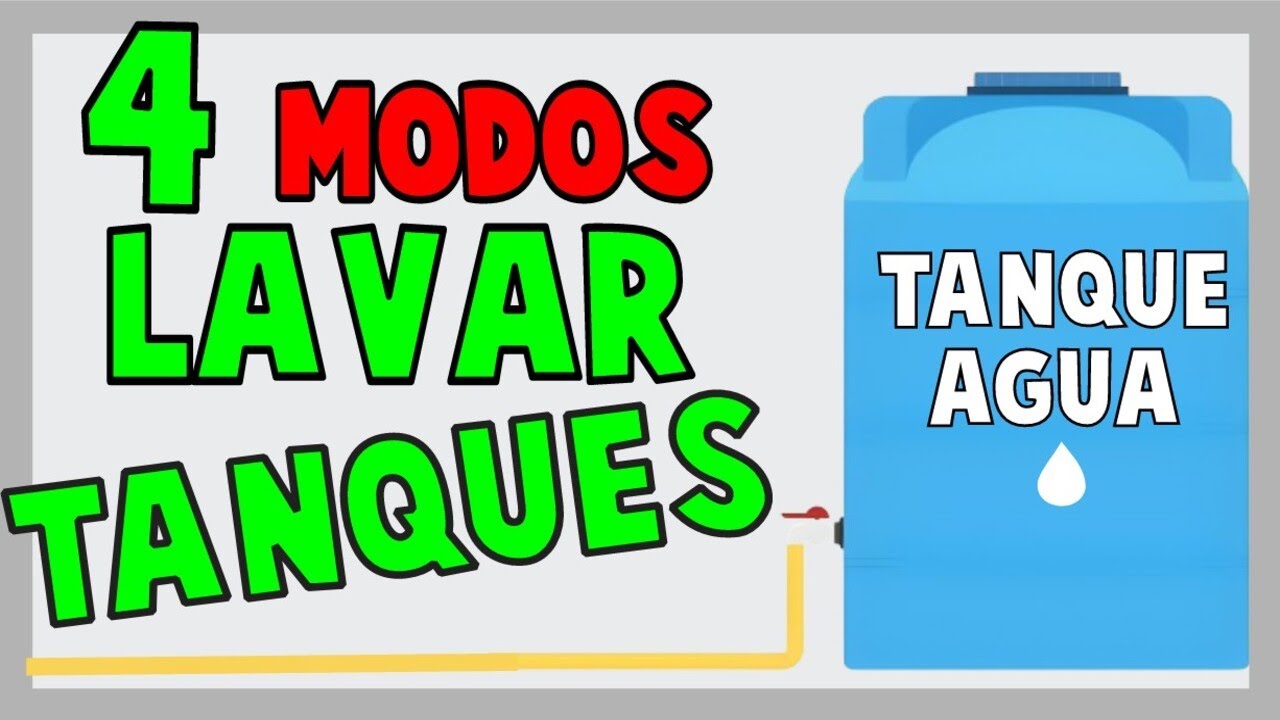 Cómo LAVAR y DESINFECTAR TANQUE de AGUA POTABLE 💧
