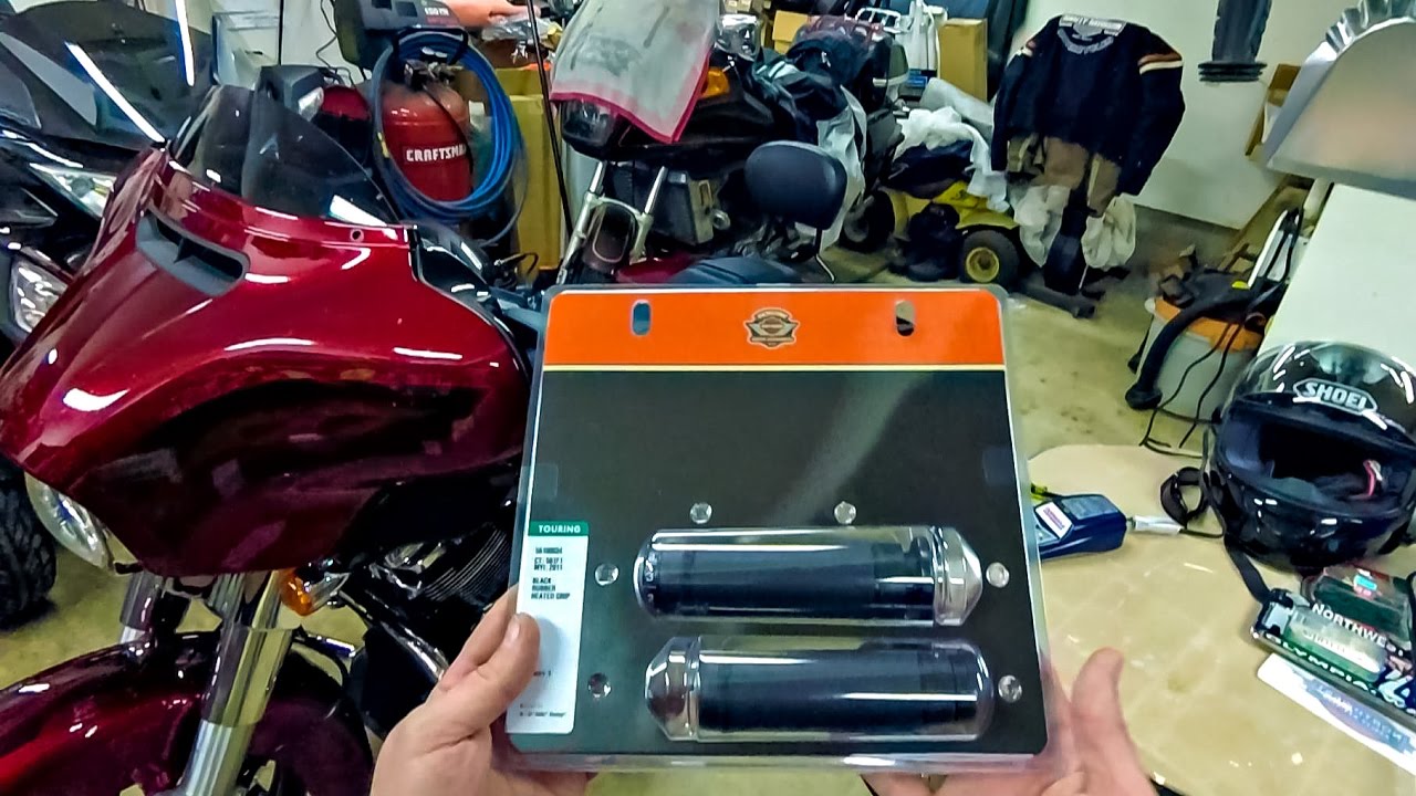 Как установить подогреваемые ручки Harley! — Специальное предложение Street Glide 2014–2017 годов...
