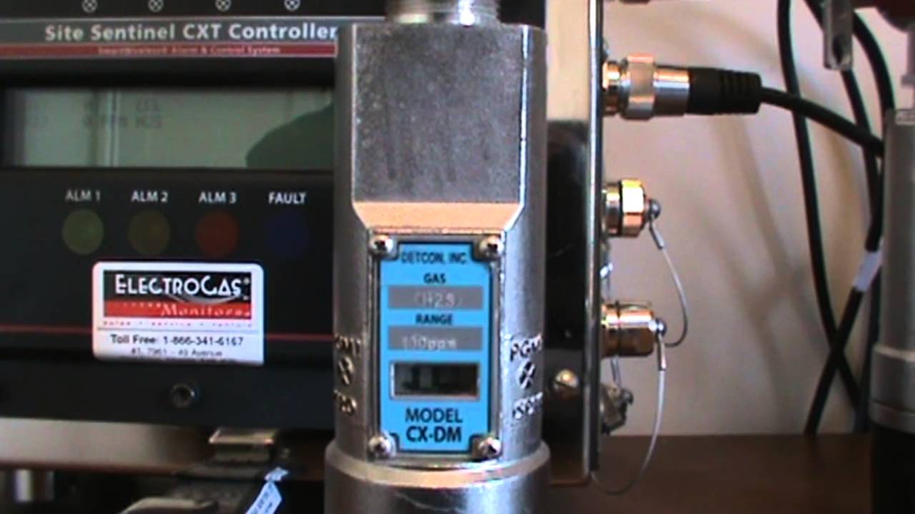 Bump Testing Detcon CX-DM H2S sensor - Full function Bump Test