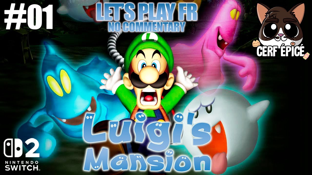 #01 - Luigi's Mansion - Partie 1 - Nintendo Switch Online 👻 Let's Play FR -No Commentary