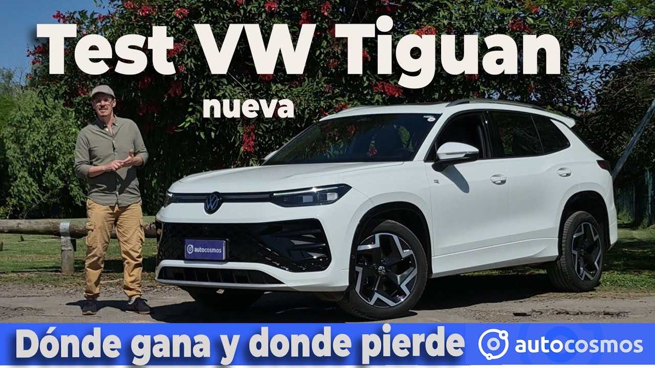Test VW Tiguan Pasos atr&aacute;s, adelannte y al costado
