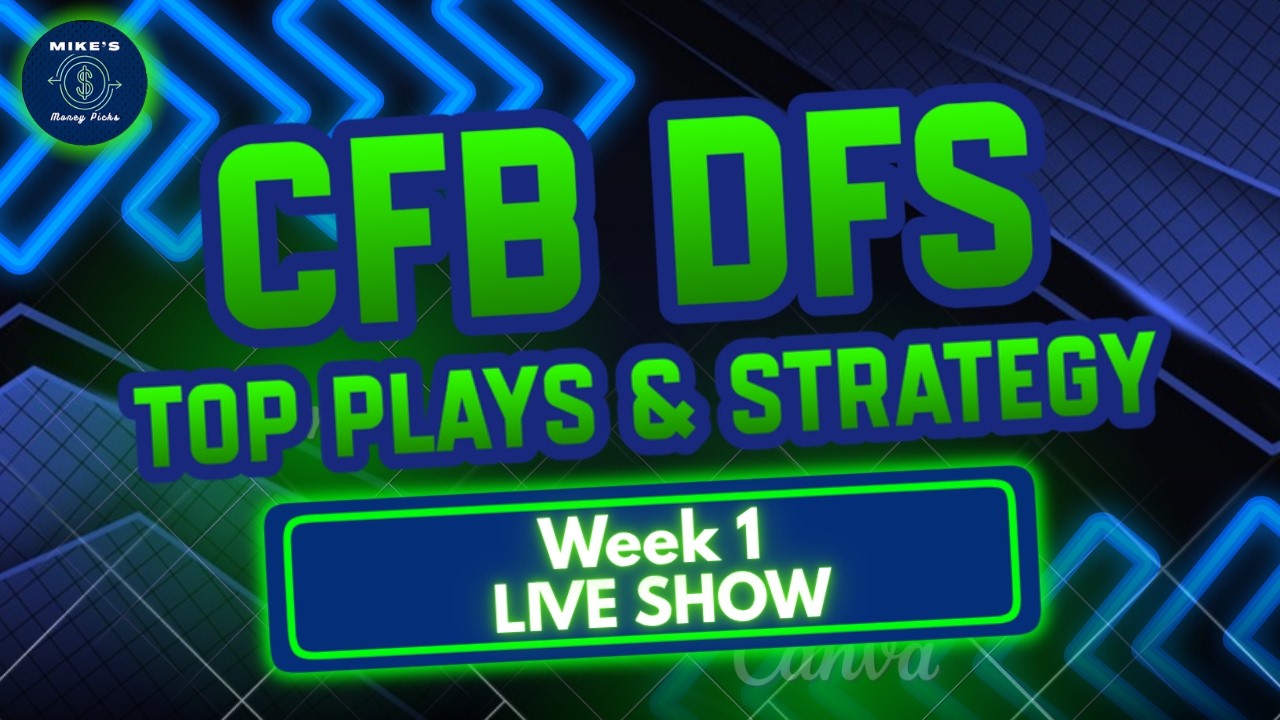 ПРЯМОЙ ЭФИР: 1-я неделя CFB DFS, DraftKings: прогнозы, стратегия и лучшие игроки