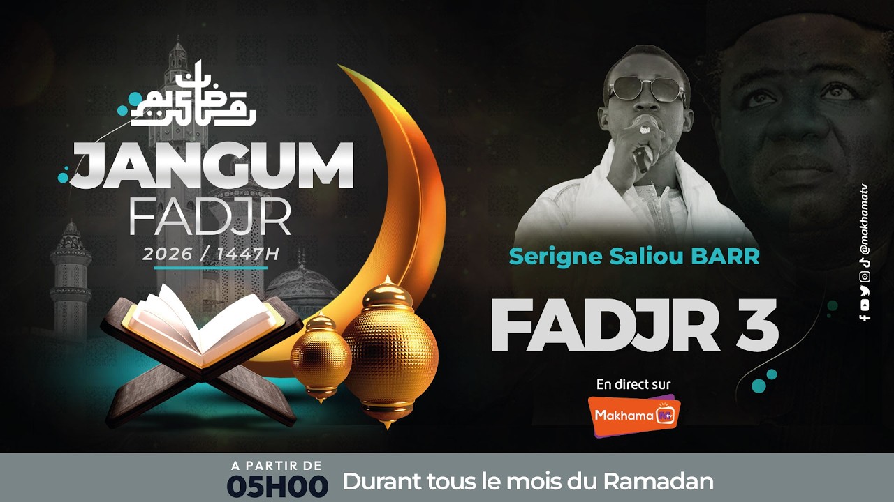 🔴 EN DIRECT Keur Massar - Njangum Xassida Fajar 3 Ramadan 1446H/2026