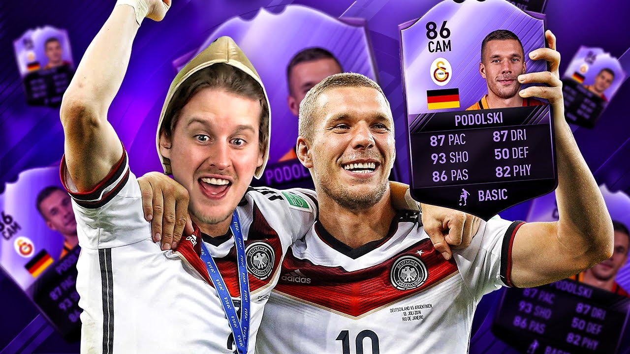 OMG PURPLE POLDI! HIGHEST RATED HERO LUKAS PODOLSKI! ULTIMATE PODOLSKI SQUAD! FIFA 17 ULTIMATE TEAM