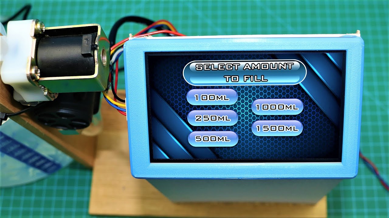 DIY Touch Controlled Automatic Filling Machine || Water Dispenser