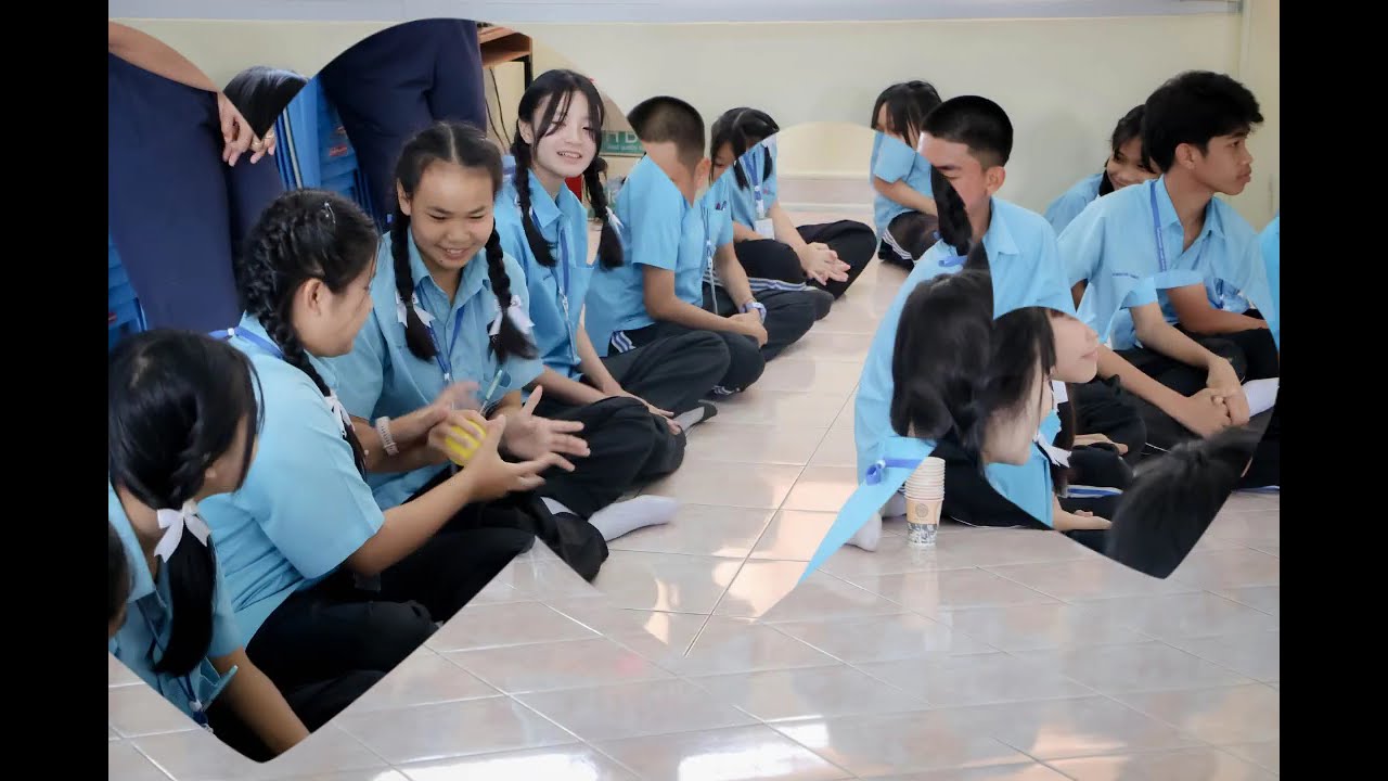 It's a collection of photos taken during the English Camp 2025 at Marie Kaengkro School.,