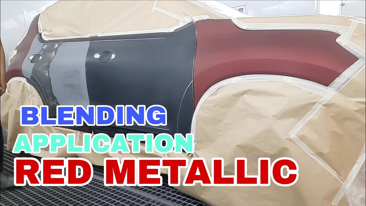 BLENDING APPLICATION RED METTALIC