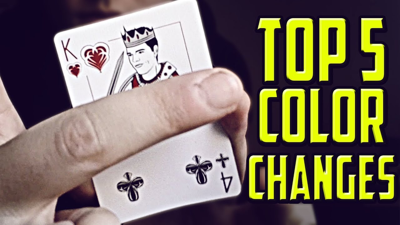 The 5 best color changes for beginners (card transformation tutorial)