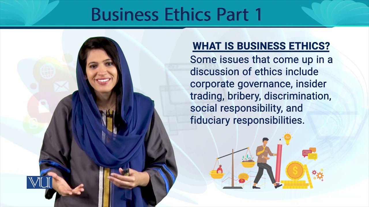 Business Ethics for Entrepreneurs Part 1 | Entrepreneurship | MGT602_Topic182