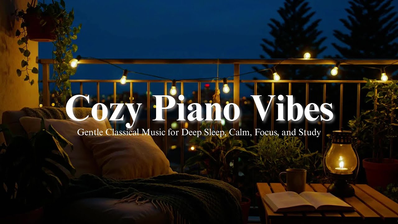 Cozy Balcony Piano: Gentle Classical Music for Deep Sleep, Calm, Focus, and Study
