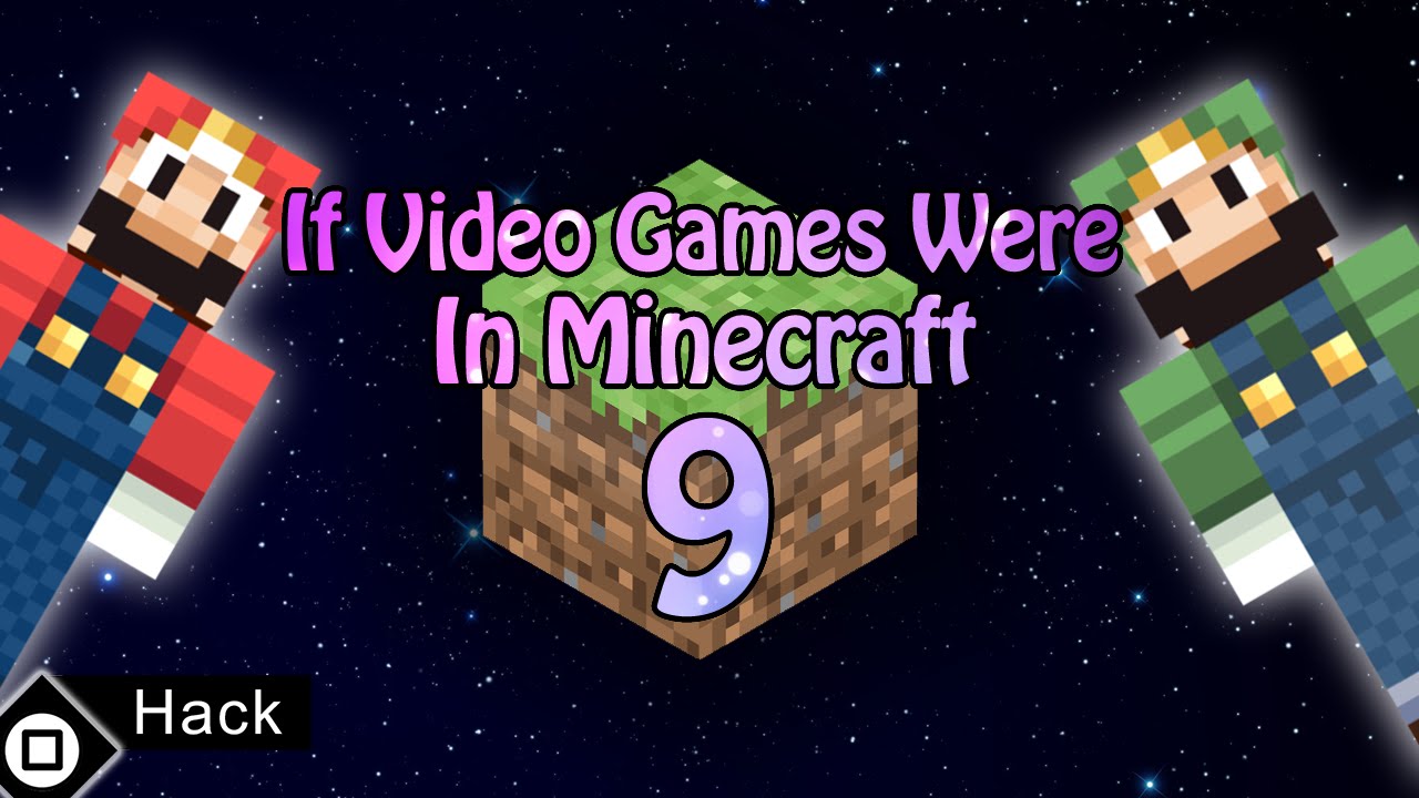 If Video Games Were In Minecraft 9