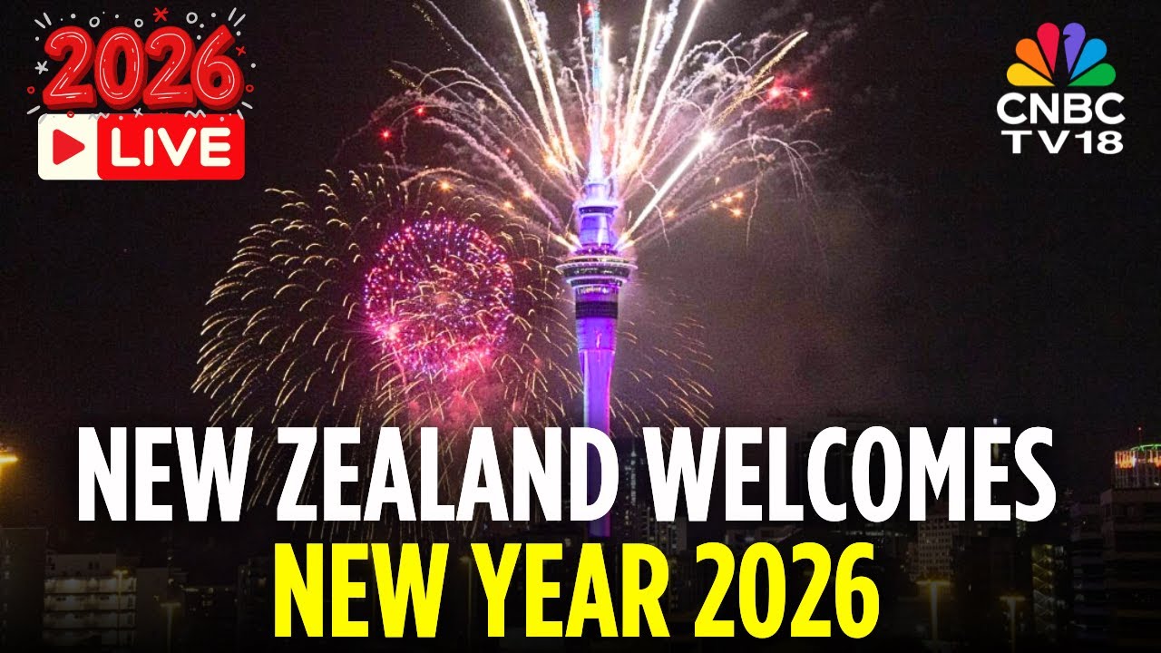 New Zealand New Year 2026 LIVE: Auckland Sky Tower Fireworks | Sydney Harbour | NY Celebration |N18G