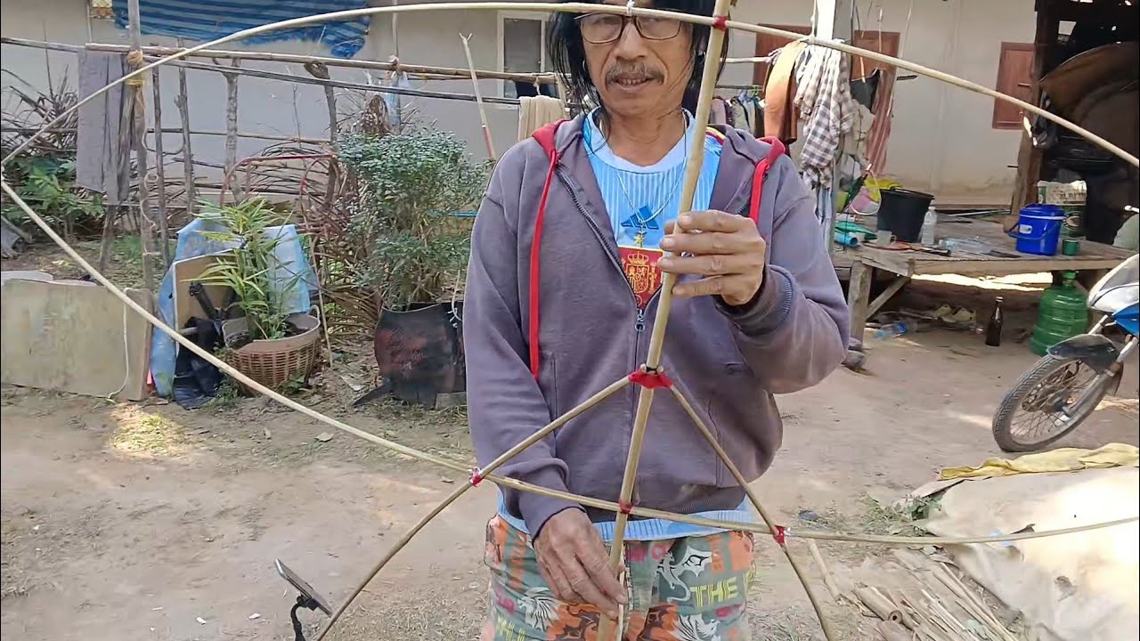 แนะนำวิธีขึ้นโครงว่าวจุฬา การแบ่งส่วนแต่ละขนาด