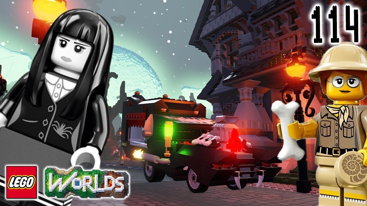 Locked Up in Monster Town! Let's Play LEGO Worlds: Episode 114
