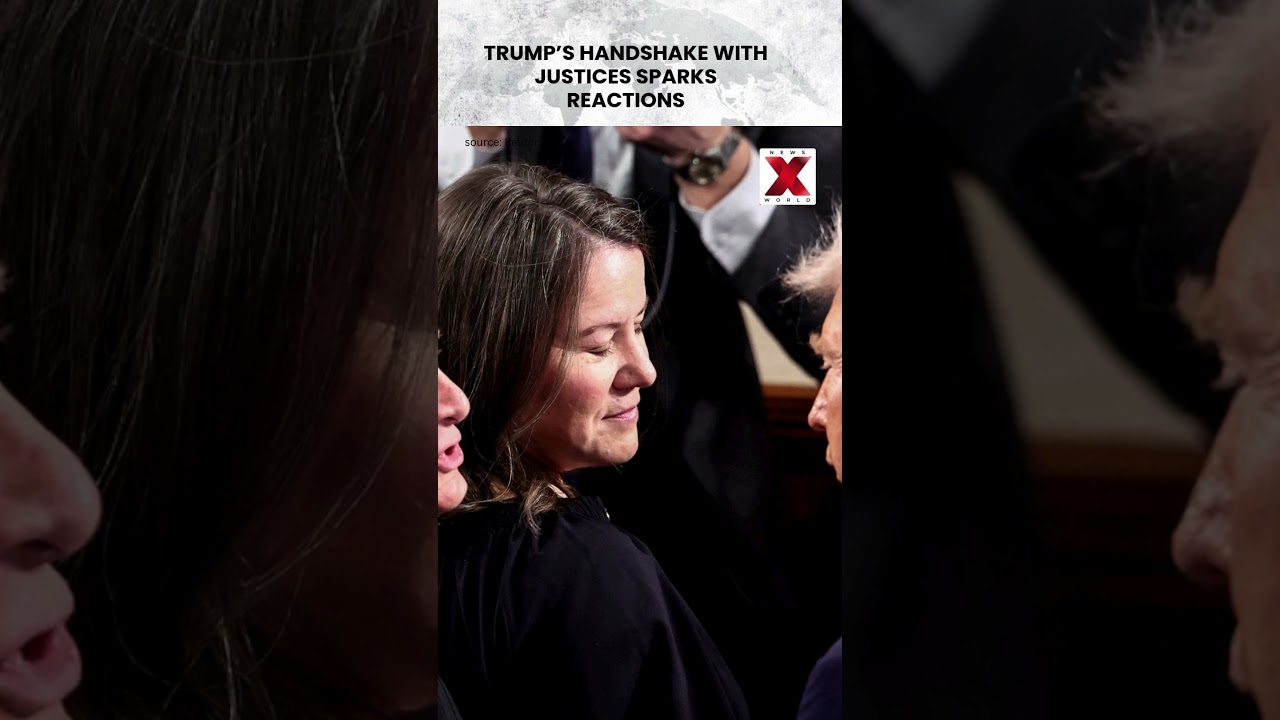 Trump greets Supreme Court justices after criticism | NewsX World