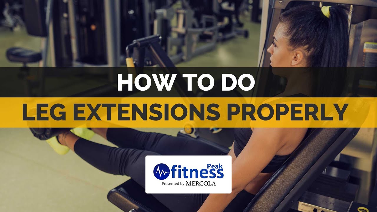How to Do Leg Extensions Properly