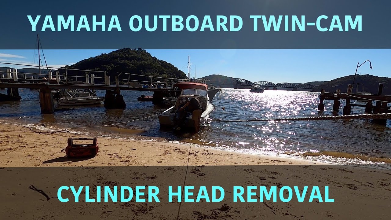 Yamaha outboard twin-cam cylinder head removal