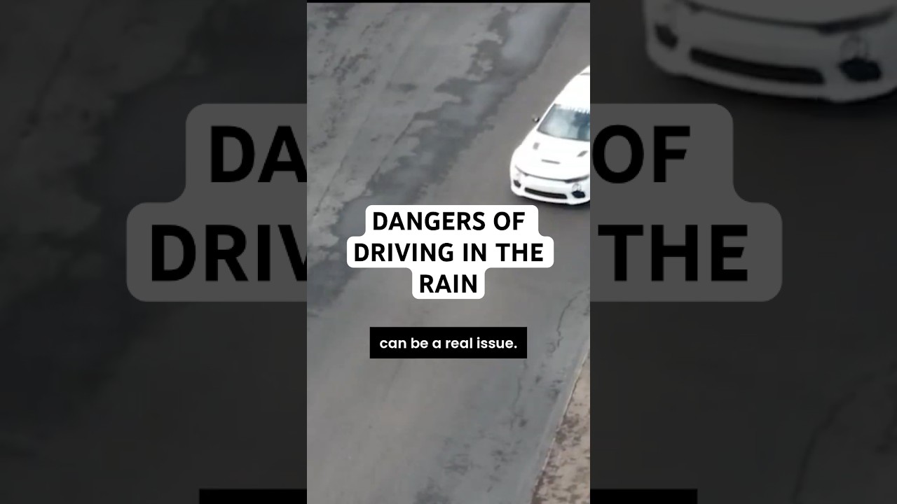 Pro racer demonstrates dangers of wet road driving