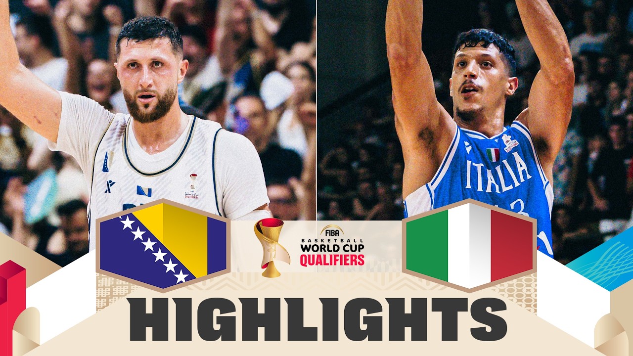 Bosnia and Herzegovina 🇧🇦 v Italy 🇮🇹 | Highlights | FIBA Basketball World Cup 2027 European Qualif.