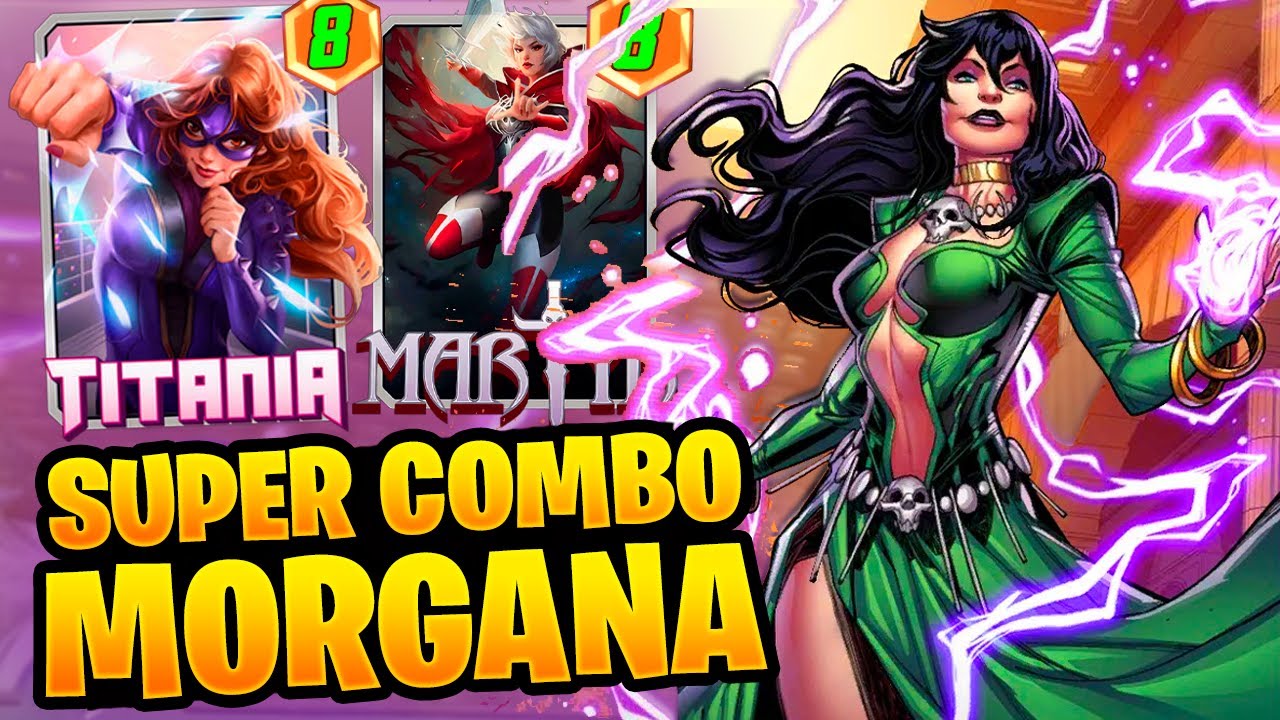 ESTOU DESTRUINDO TODO MUNDO com meu SUPER DECK de MORGANA: CONTEMPLEM A MAGA |Marvel Snap