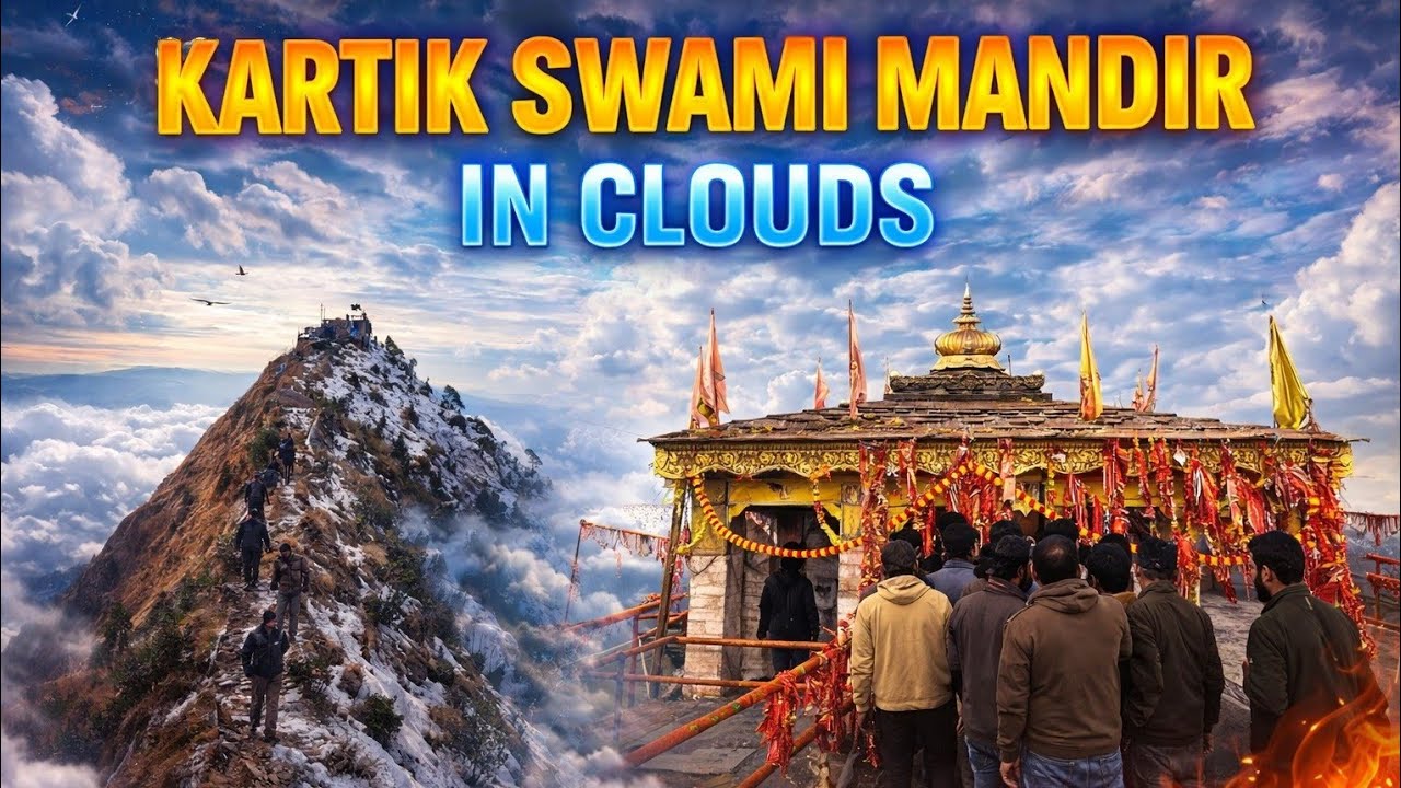 Kartik Swami Temple | Clouds Above Devbhoomi Uttarakhand 🙏