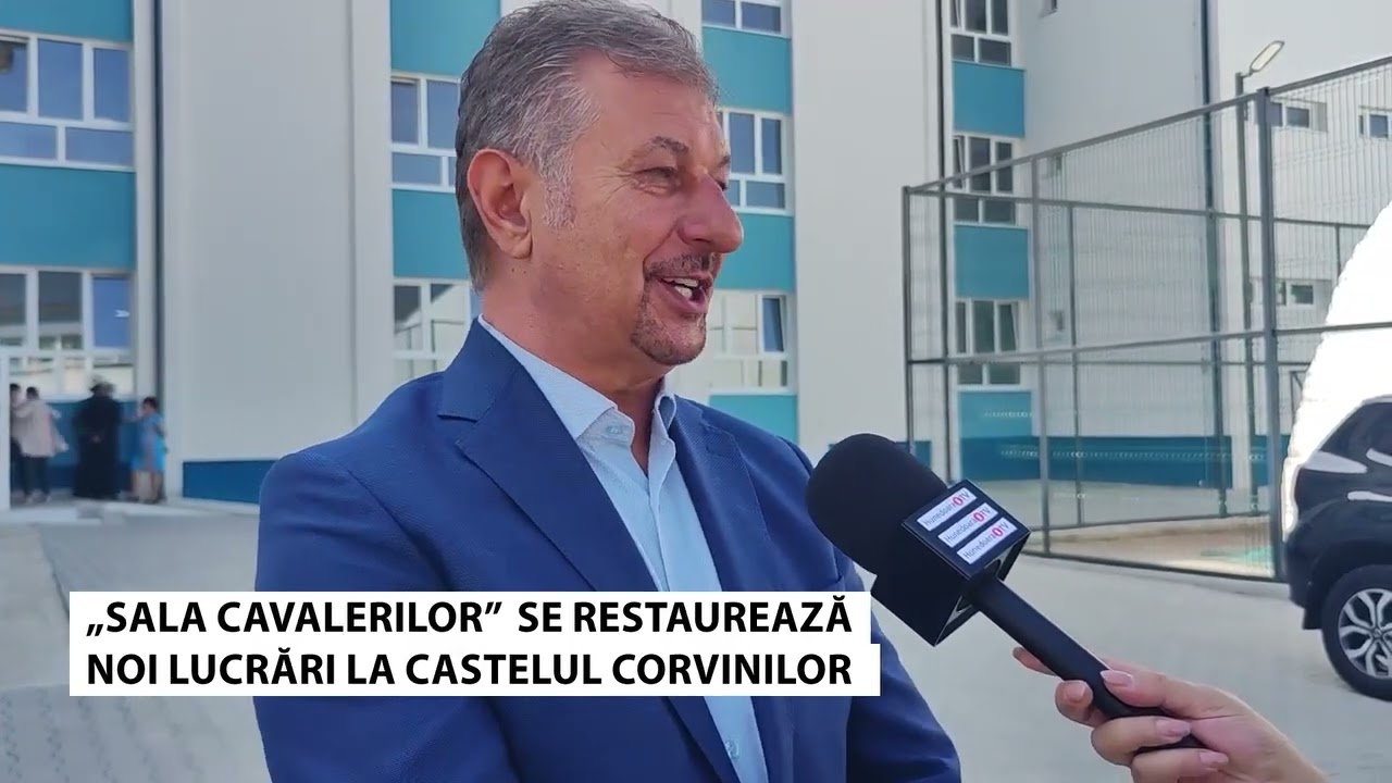 Sala Cavalerilor prinde viață 🏰 Noi lucrări de restaurare la Castelul Corvinilor