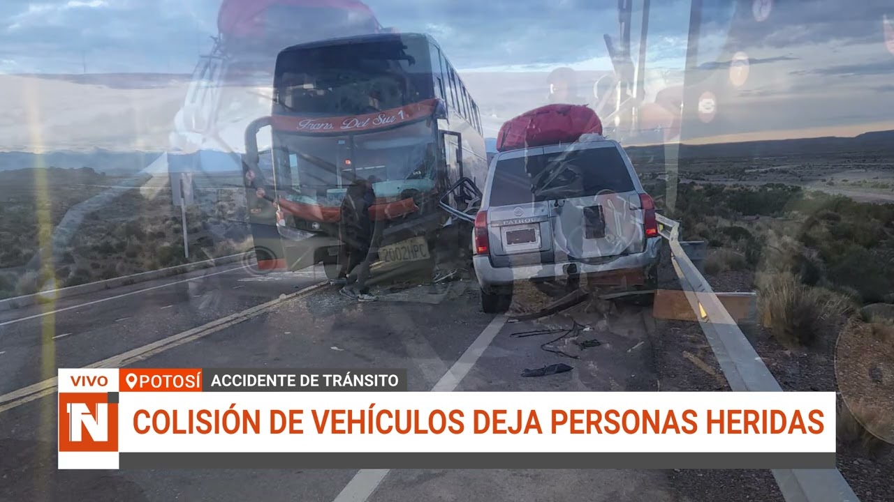 ACCIDENTE DE TRÁNSITO EN LA RUTA UYUNI–ORURO DEJA PERSONAS HERIDAS