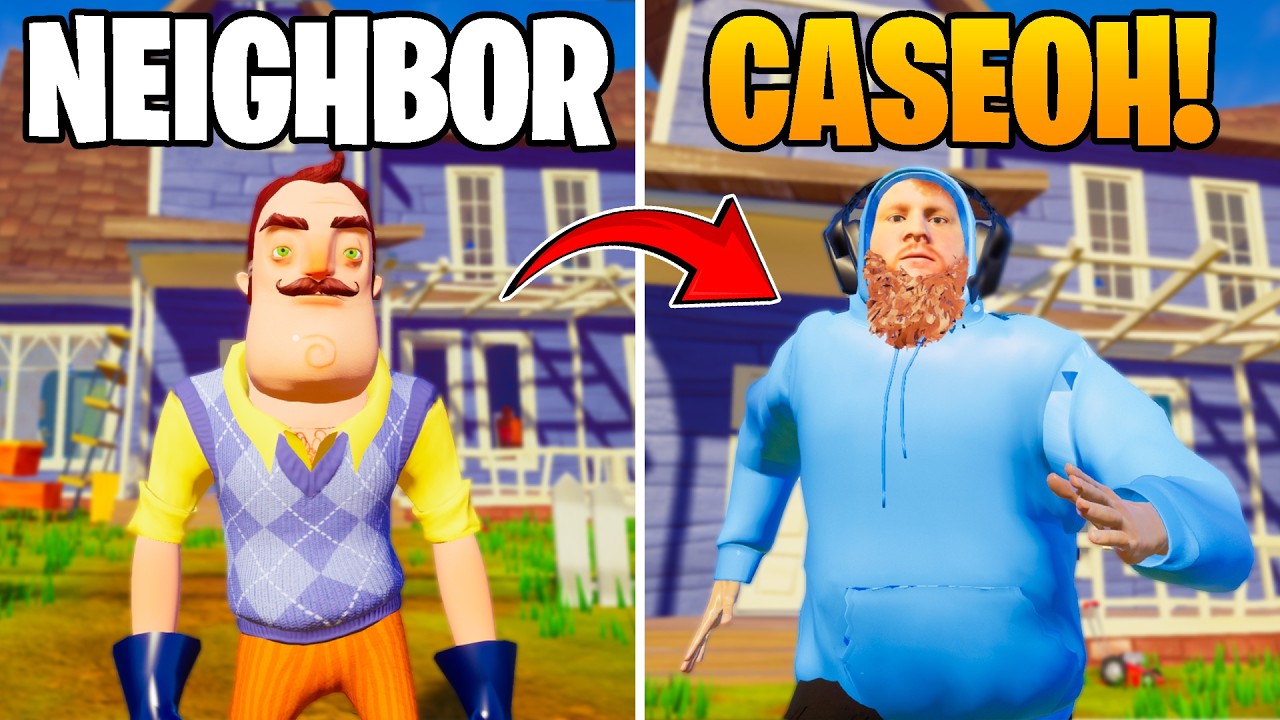 Hello Neighbor BUT My Neighbor is CASEOH!