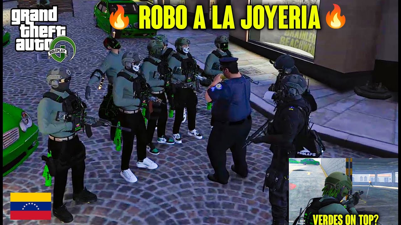 MI PRIMER ATRACO EN JOYERIA |  GTA V ROLEPLAY |  VENEZUELA | REYESMTV