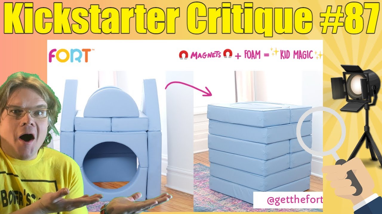 FORT, Magnetic Pillow Fort - Kickstarter Critique #87 * THe Ultimate Pillow Fort For Kids?*