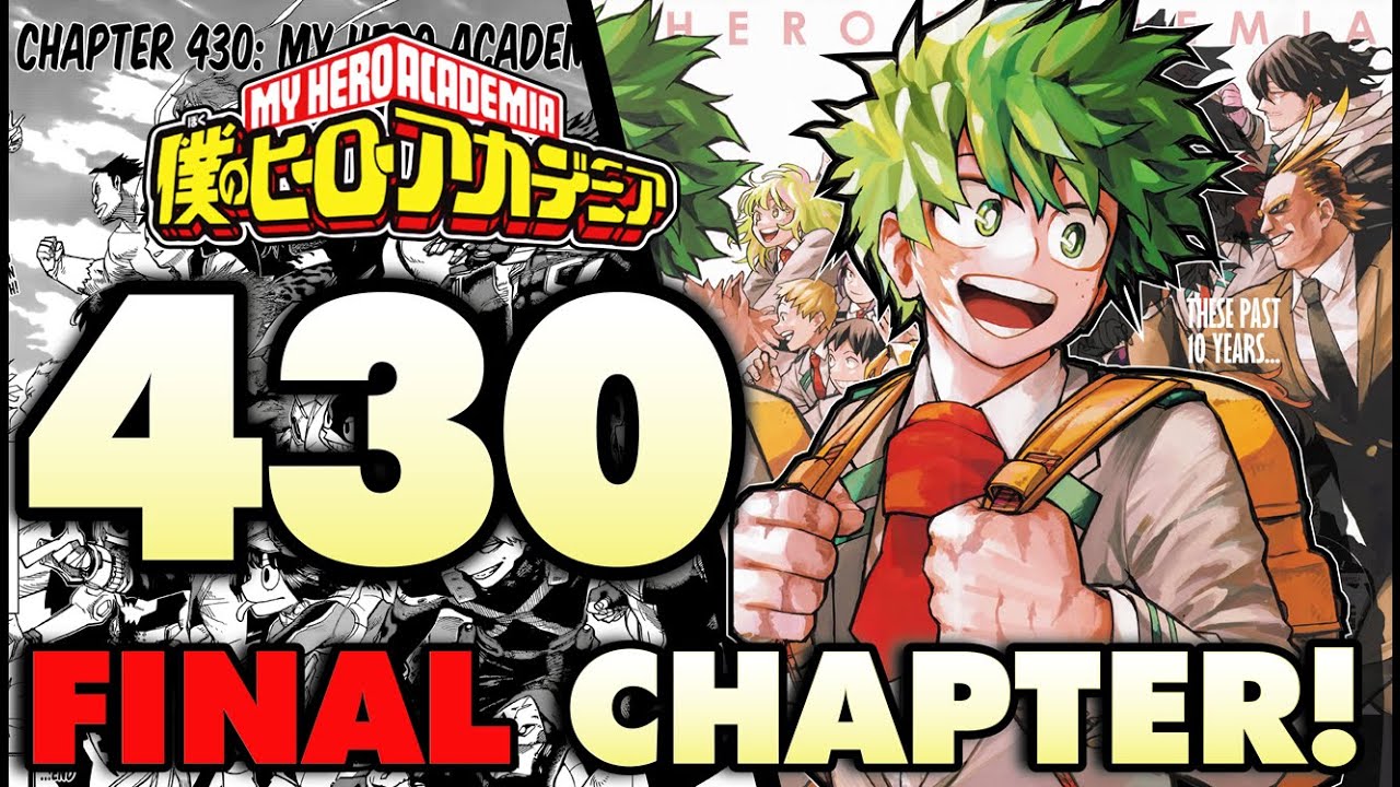THE FINAL CHAPTER! Goodbye, My Hero Academia! | My Hero Academia 430 Breakdown