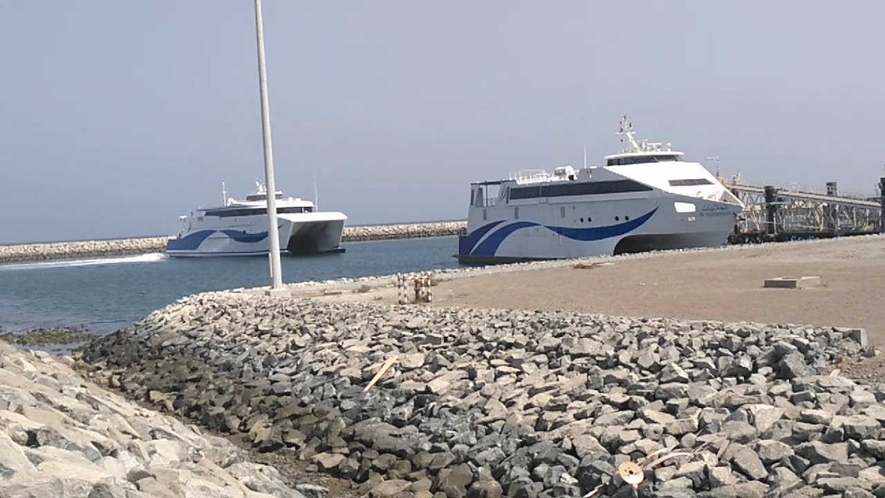 Cruise ship Shinas Port  Oman 2019