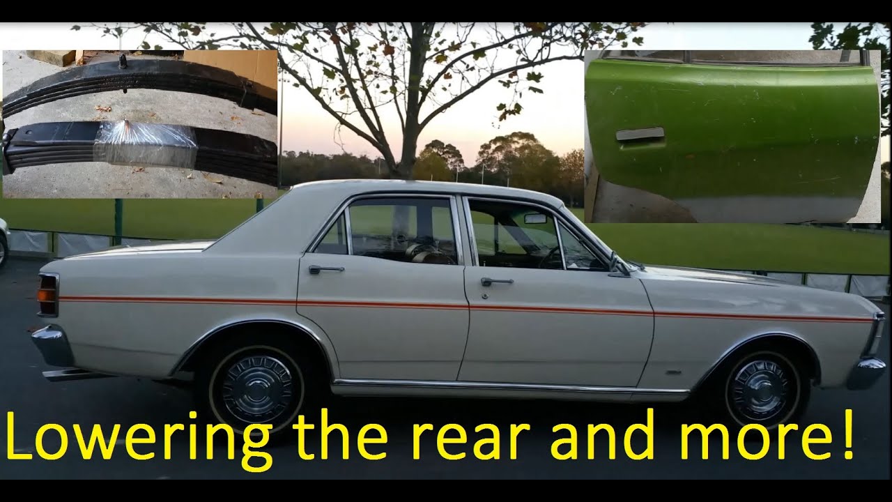 Lowering the XW Falcon and Looking at Kevin's XA Fairmont Doors