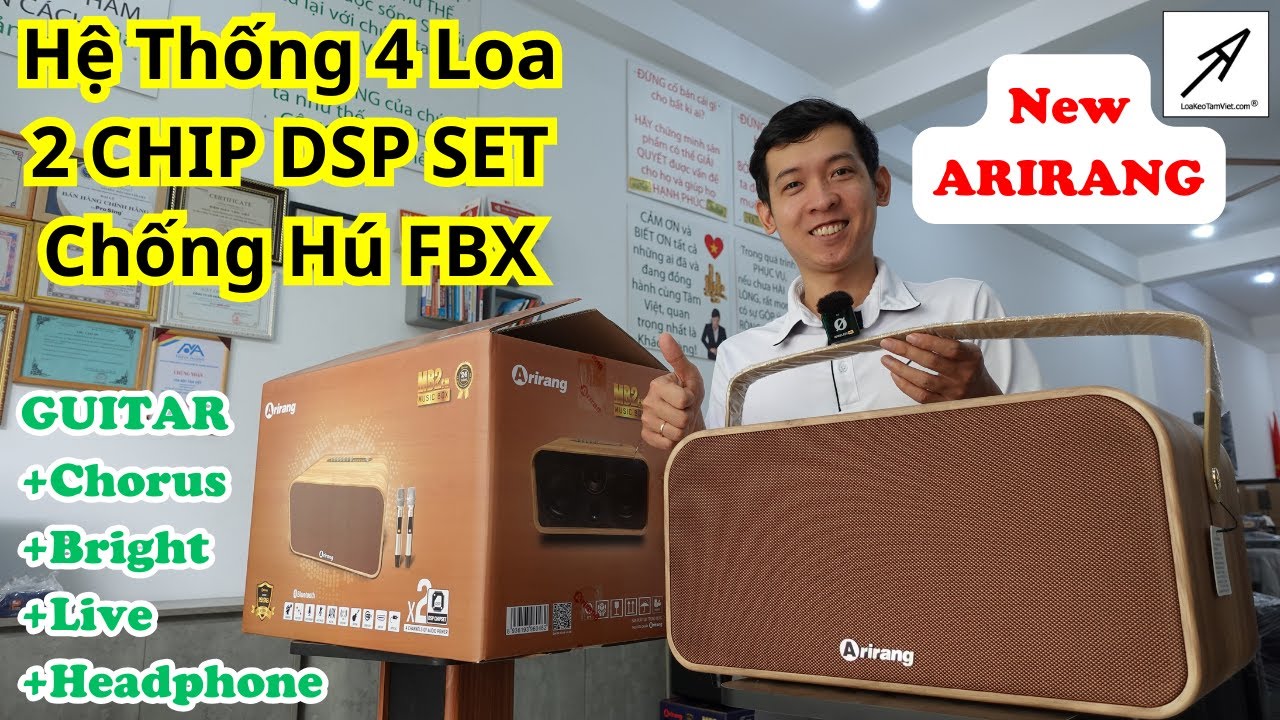 Loa Xách Tay Hát Karaoke Hay Mới Nhất ARIRANG MB2 CW Cao Cấp Công Suất Lớn Tầm Giá 8 Triệu