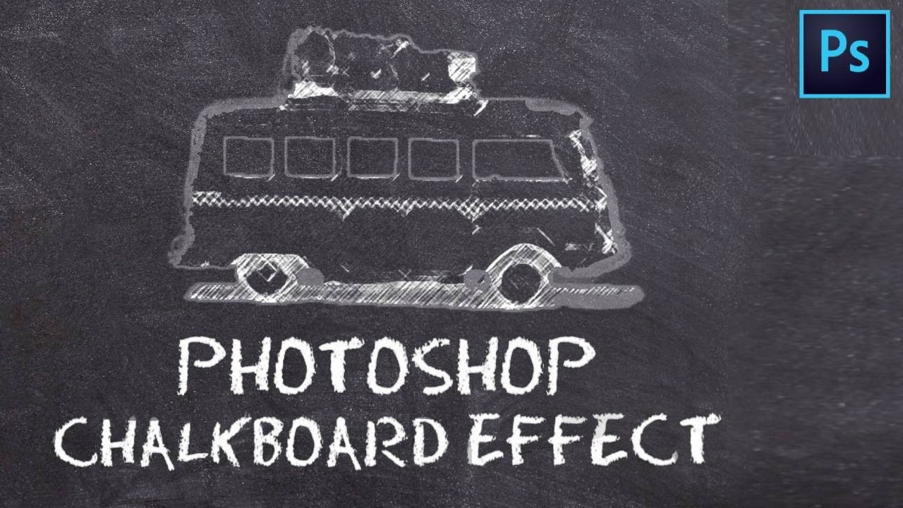 How To Create Chalk Effect in Photoshop | Photoshop Tutorial