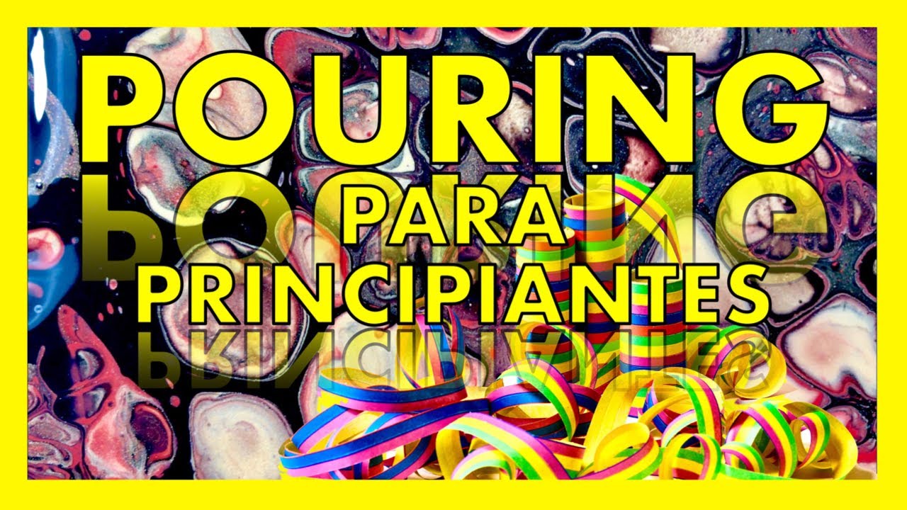 🖼 POURING PARA PRINCIPIANTES (Tutorial de Fluid Painting)