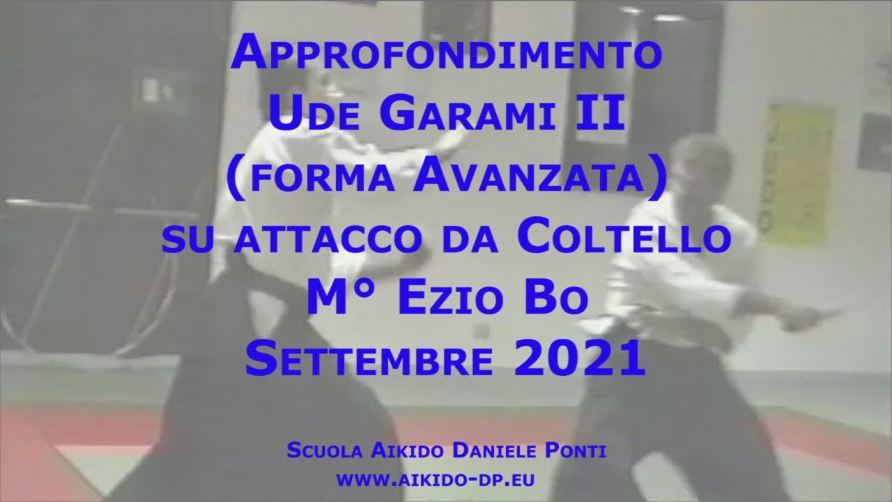 Ude Garami Secondo su Attacco di Coltello - M° Ezio Bo