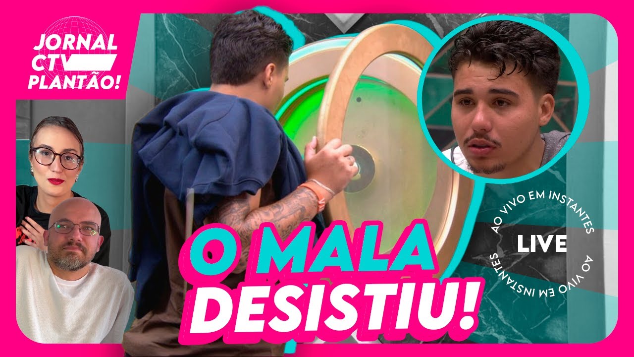 Plantão Jornal CTV: PEDRO DESISTE do #BBB26, E AGORA? | Coisas de TV