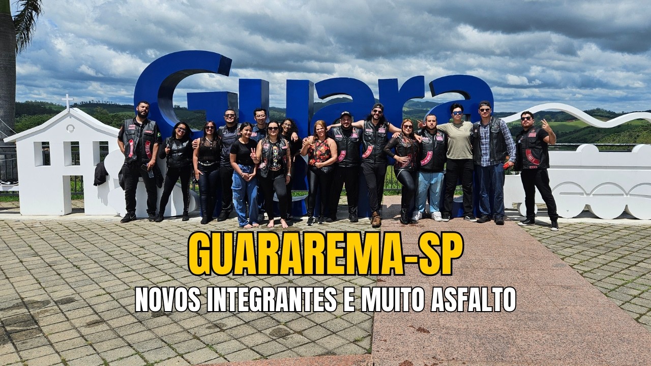 🚂 ROLÊ EM GUARAREMA-SP : CIDADE NATAL E MUITO ASFALTO! 🏍️