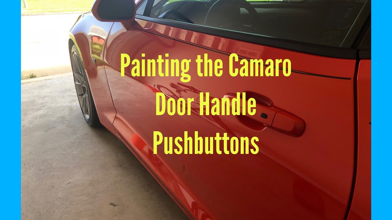 Camaro Door Handle Push Buttons Customization