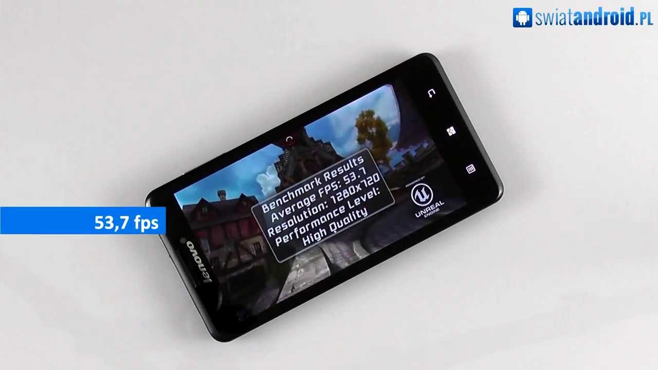 Benchmark test: Lenovo P780