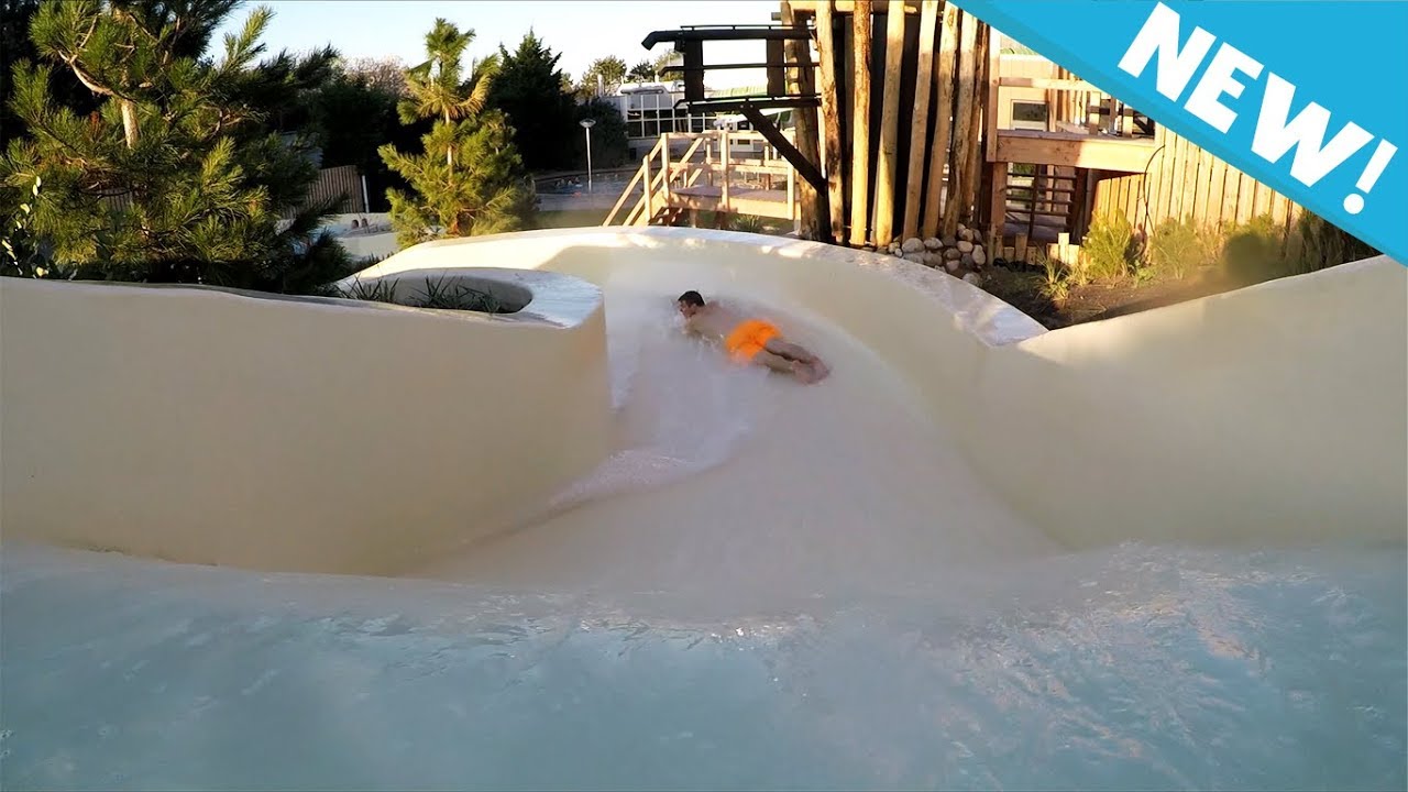 Nieuwe Wildwaterbaan van Center Parcs Zandvoort [Onslide POV]