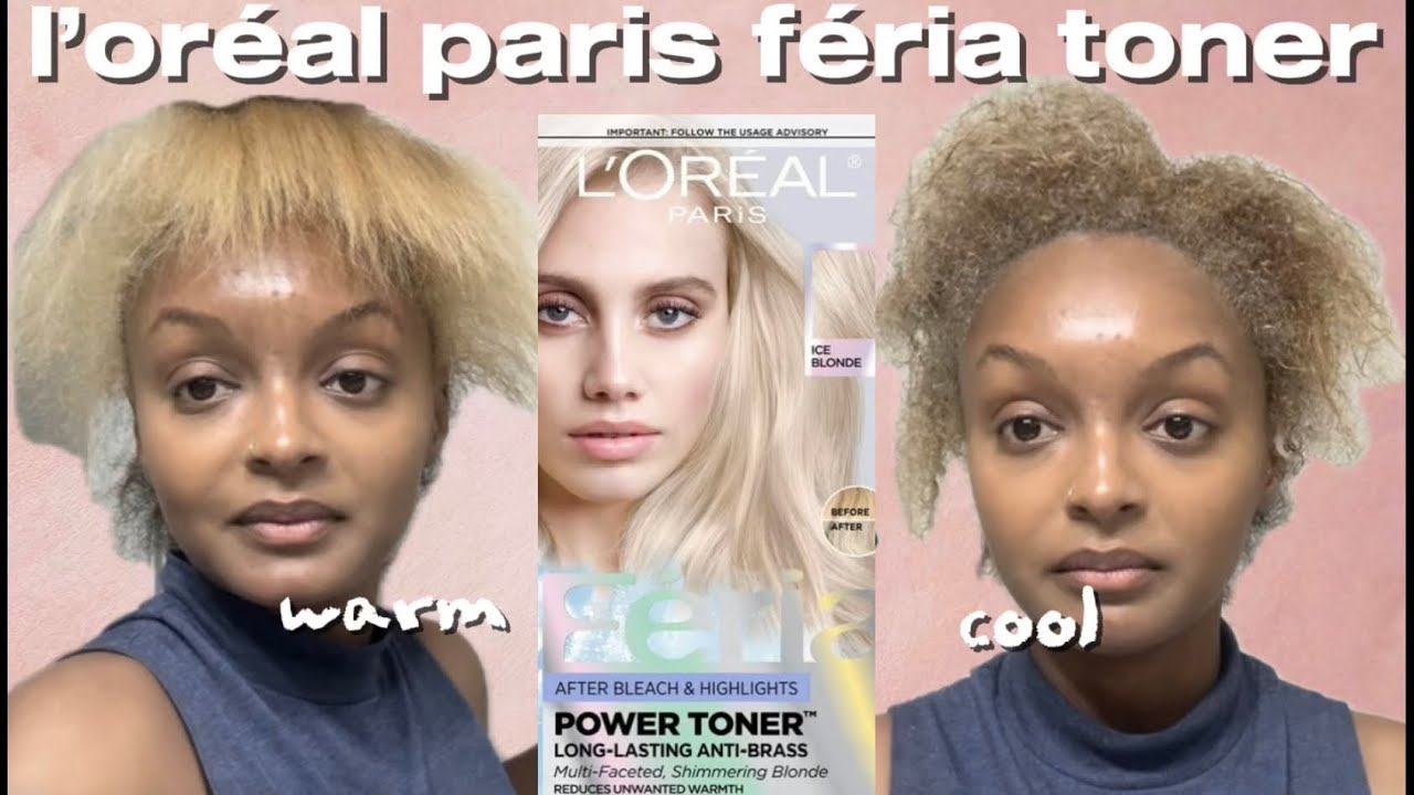 trying l’oreal paris féria toner from cvs 