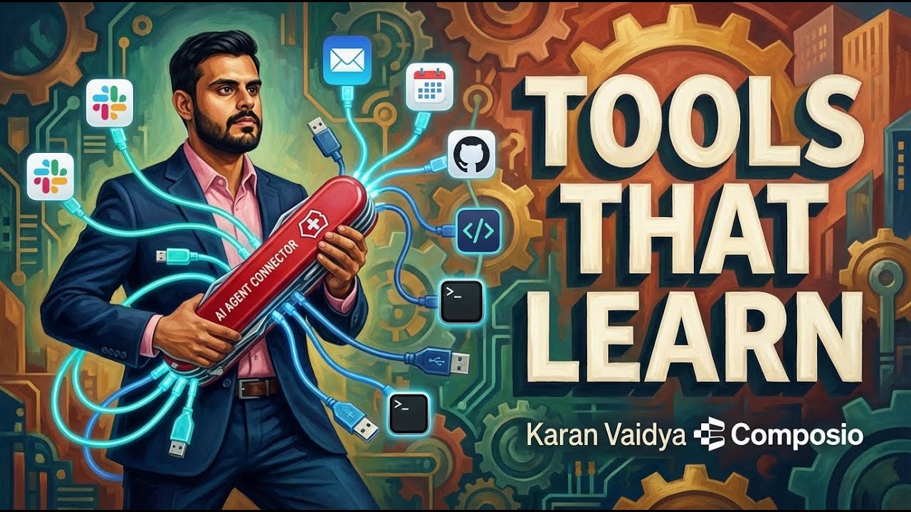 Your Agent's Self-Improving Swiss Army Knife: Composio CTO Karan Vaidya on Building Smart Tools